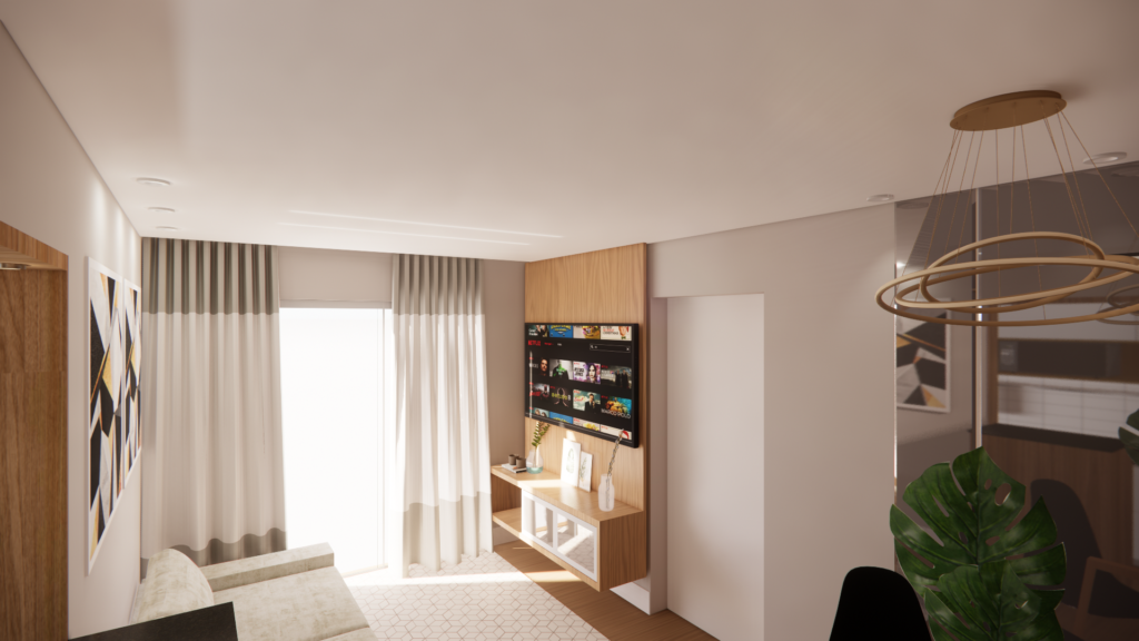 Reforma de apartamento no bairro Bigorrilho com a Atuance Decore. Projetos personalizados, acabamentos de qualidade