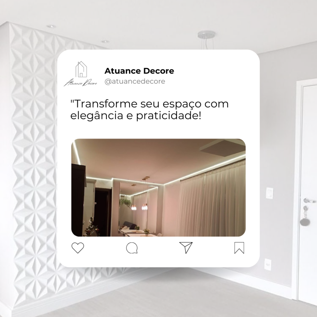 Deseja transformar seus espaços com estilo e funcionalidade? A Atuance Decore oferece soluções em reformas e design em Curitiba. Solicite um orçamento!