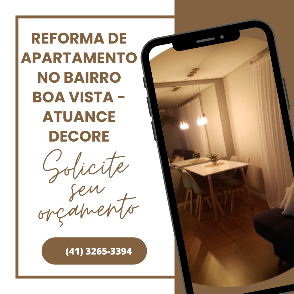 Renove seu apartamento no Bairro Riviera com a Atuance Decore. Design moderno, execução rápida e qualidade garantida. Solicite seu orçamento agora!